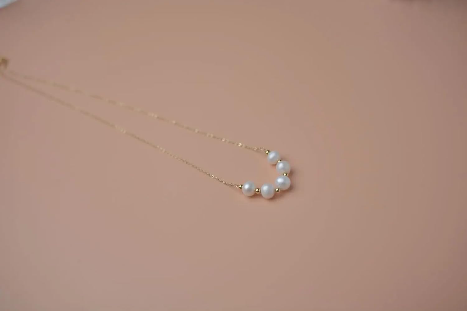 Smile natural freshwater pearl necklace pendant
