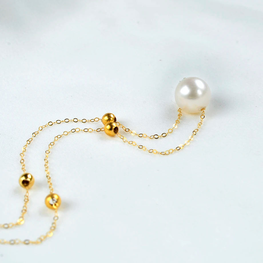 Real Natural Freshwater Pearl Pendant Necklace