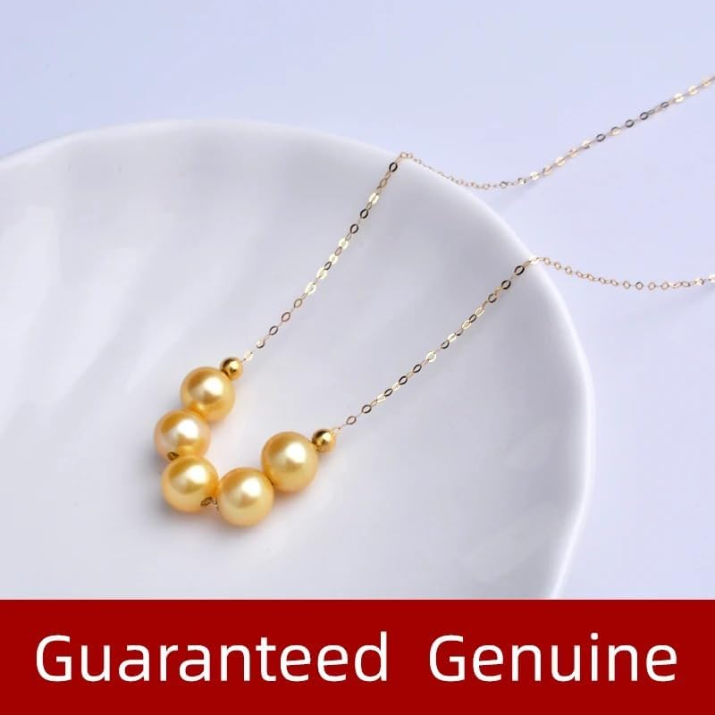 18K Gold AU750 South Sea Pearl Pendant Necklace