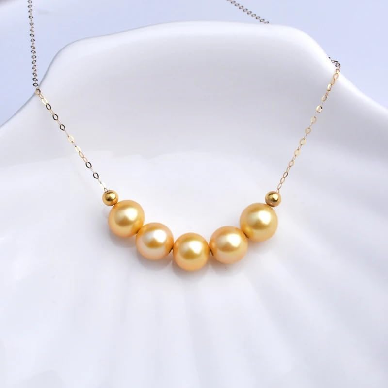 18K Gold AU750 South Sea Pearl Pendant Necklace