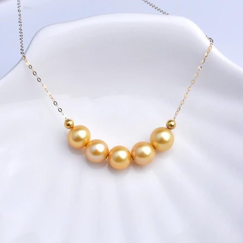 18K Gold AU750 South Sea Pearl Pendant Necklace