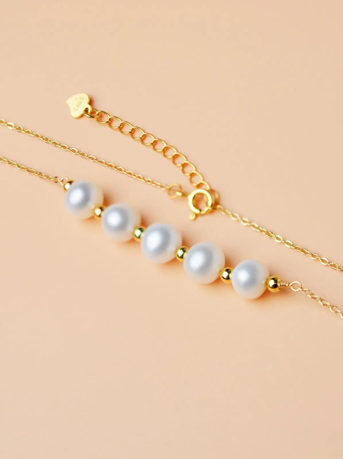Smile natural freshwater pearl necklace pendant