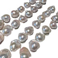 Fishtail Shape Baroque Freshwater Pearl Earrings 15-20mm