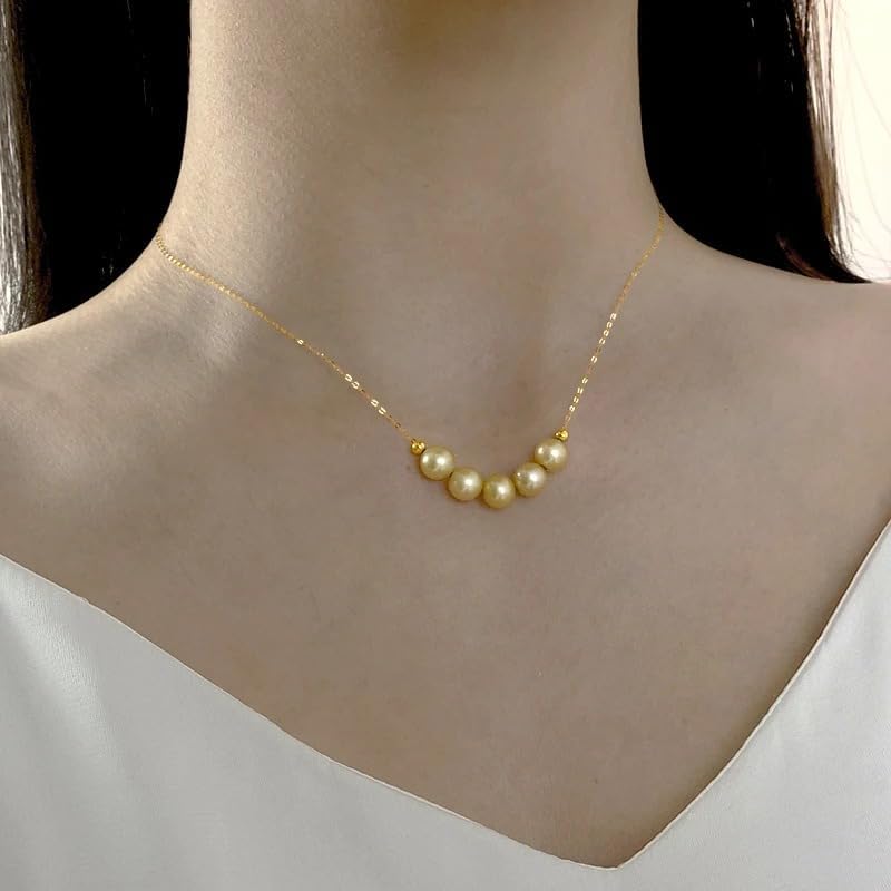18K Gold AU750 South Sea Pearl Pendant Necklace