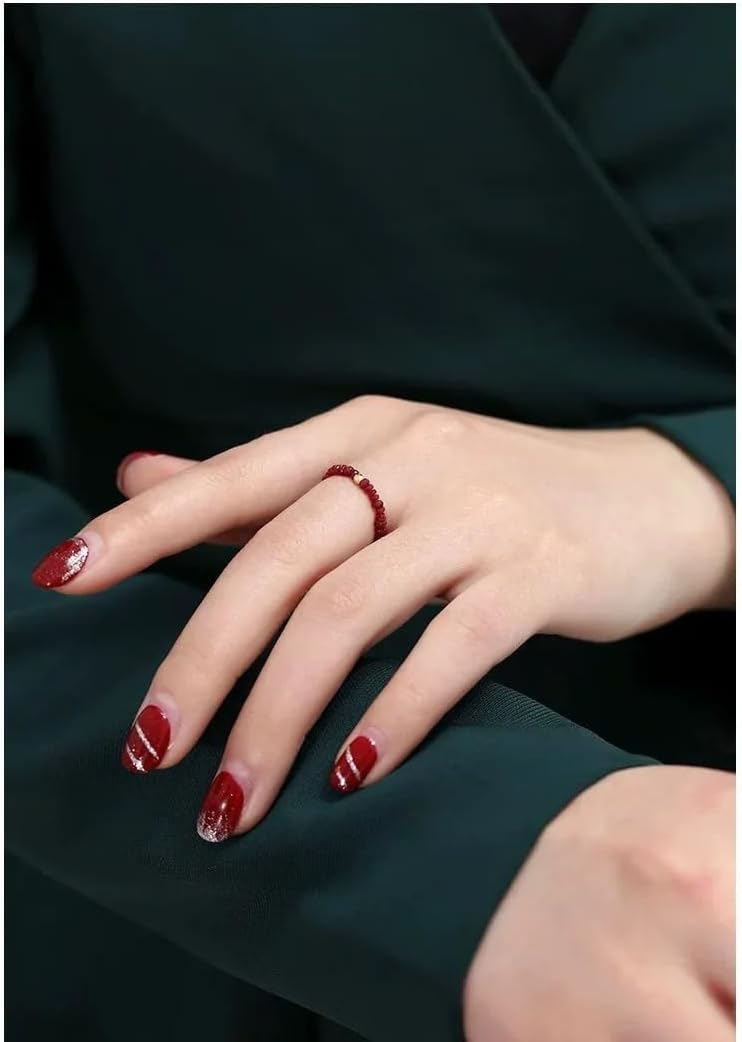 Natural Ruby 18K Gold Adjustable Ring Simple Fashion Jewelry