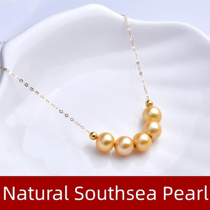 18K Gold AU750 South Sea Pearl Pendant Necklace
