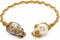 Natural Freshwater Baroque Pearl 14K Gold Filled Bracelet