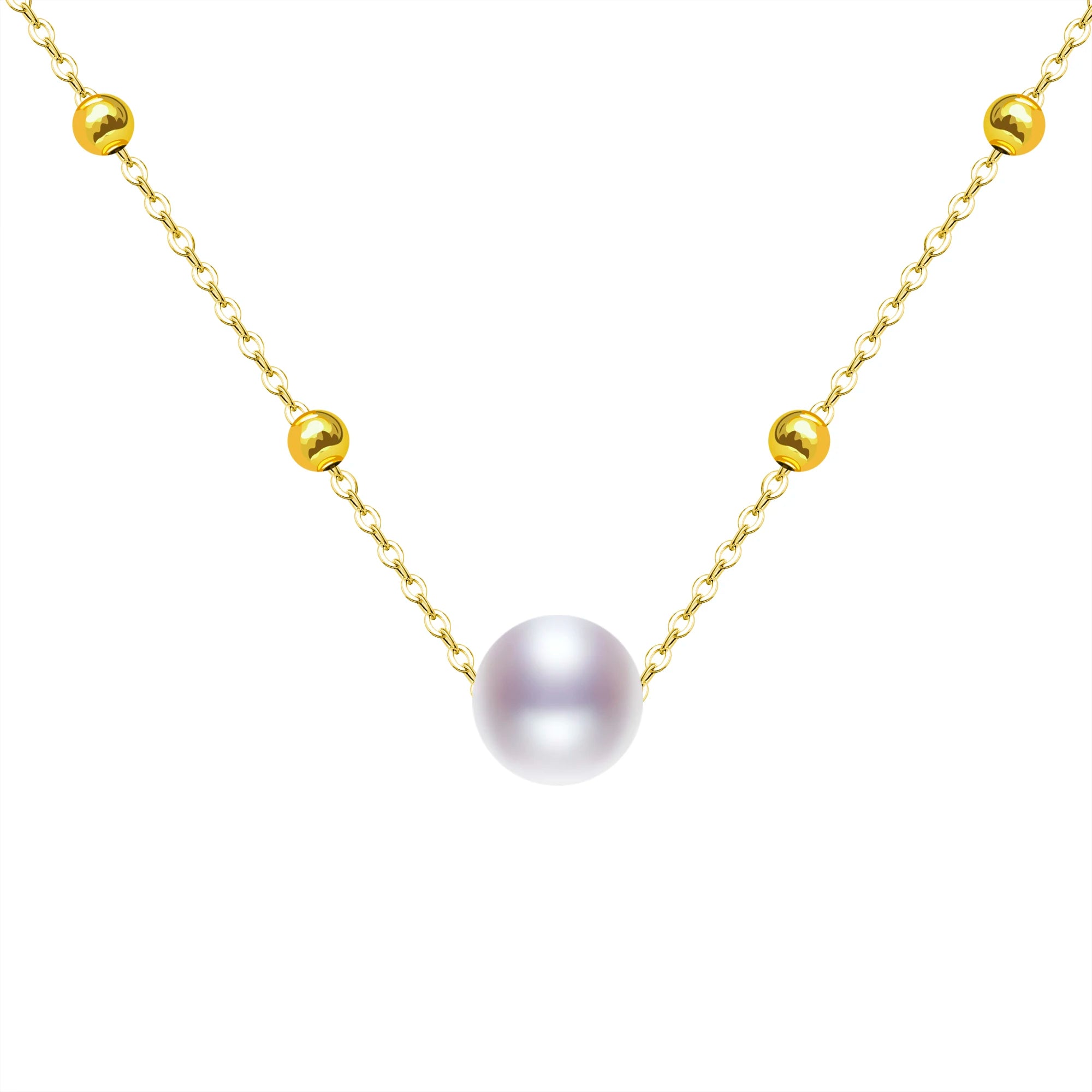 Real Natural Freshwater Pearl Pendant Necklace