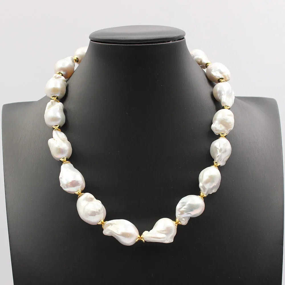 Freshwater Jewelry Sets White Baroque Pearl