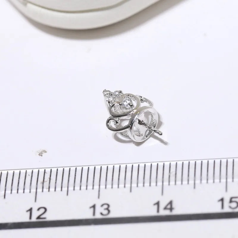 Designer HUGE AAAA 9-10mm Tahitian Black pearl Pendant Necklace 18 Inch 925 Silver