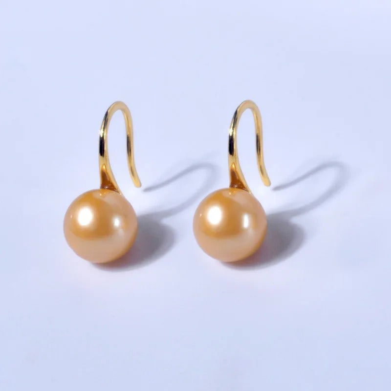 Natural South sea Pearl S925 Earrings