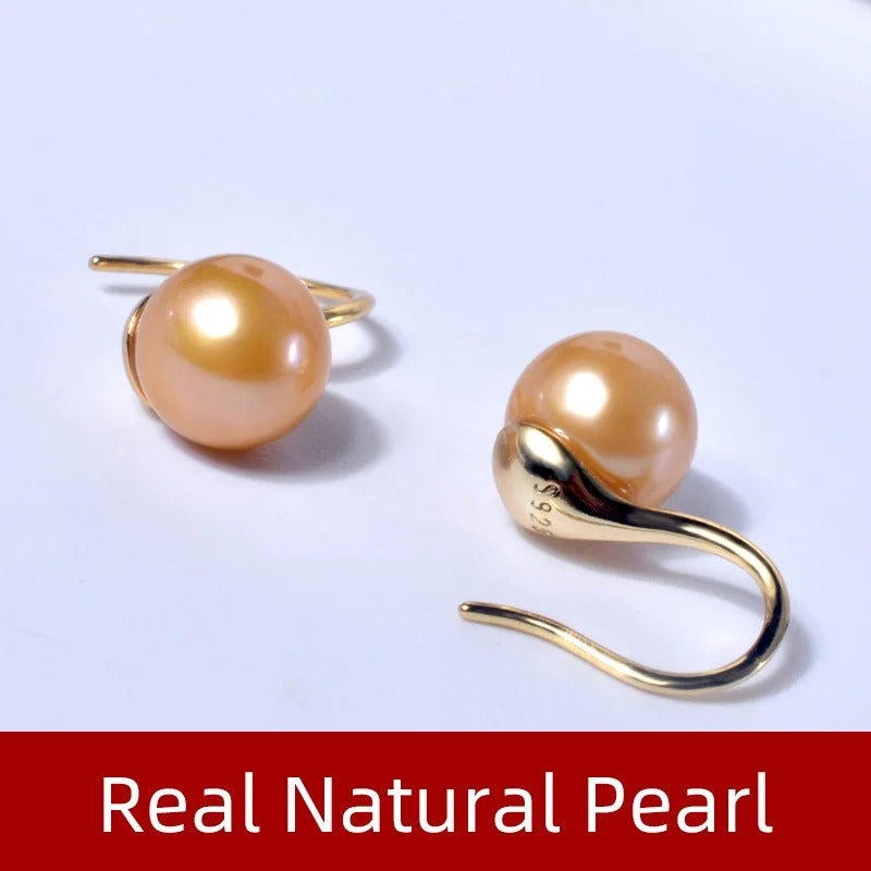 Natural South sea Pearl S925 Earrings
