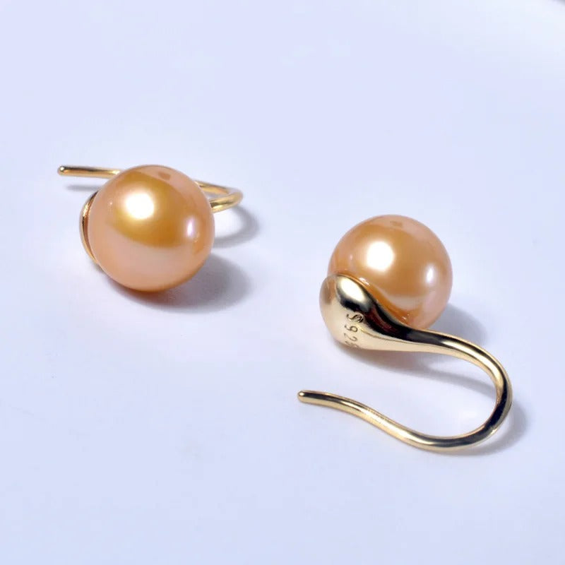 Natural South sea Pearl S925 Earrings
